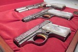 FANTASTIC BROWNING RENAISSANCE 3-GUN CASED SET with ORIGINAL PAPERS from COLLECTING TEXAS - 15 of 22
