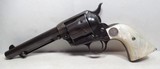 RARE and HISTORIC COLT S.A.A. REVOLVER in .44 RUSSIAN CALIBER from COLLECTING TEXAS – STRONG JOHNSON COUNTY, WY. POWDER RIVER RANGE WAR HISTORY - 4 of 21