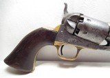 SCARCE ANTIQUE COLT MODEL 1861 ROUND BARREL NAVY REVOLVER from COLLECTING TEXAS – MADE 1863 – SN. 14,000 - 7 of 17
