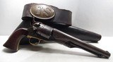 NICE ANTIQUE COLT MODEL 1860 ARMY REVOLVER with ORIGINAL BELT and HOLSTER from COLLECTING TEXAS – MADE 1862 - 1 of 17