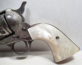 FINE ANTIQUE DELUXE FACTORY ENGRAVED COLT S.A.A. 45 REVOLVER from COLLECTING TEXAS – SHIPPED 1888 - 6 of 18