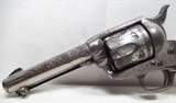 FINE ANTIQUE DELUXE FACTORY ENGRAVED COLT S.A.A. 45 REVOLVER from COLLECTING TEXAS – SHIPPED 1888 - 8 of 18