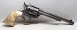 REALLY FINE ANTIQUE COLT SINGLE ACTION ARMY REVOLVER from COLLECTING TEXAS – FACTORY ENGRAVED – FACTORY LETTER