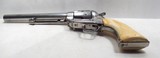 NICE ANTIQUE COLT S.A.A. 45 REVOLVER from COLLECTING TEXAS – IVORY GRIPS – 7 1/2” BARREL – NICKEL FINISH - 13 of 17