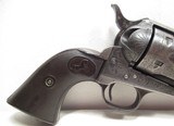 RARE ANTIQUE FACTORY ENGRAVED COLT S.A.A. REVOLVER from COLLECTING TEXAS – FACTORY LETTER – SHIPPED 1896 - 7 of 18