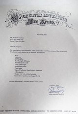 RARE HIGH CONDITION WINCHESTER MODEL 1886 TAKE-DOWN SHORT RIFLE from COLLECTING TEXAS – SHIPPED 1908 – FACTORY LETTER - 23 of 23