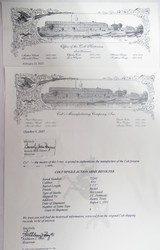 HISTORIC ANTIQUE AUSTIN, TEXAS SHIPPED COWBOY COLT 45 S.A.A. REVOLVER from COLLECTING TEXAS – SHIPPED 1891 – MANY DOCUMENTS - 19 of 19