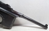 MAUSER C96 MODEL PISTOL with WOOD STOCK from COLLECTING TEXAS – MADE 1915-1916 - 8 of 24