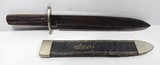 NICE LARGE EARLY HARRISON BROS. & HOWSON BOWIE KNIFE from COLLECTING TEXAS – CIRCA 1850 - No.45 NORFOLK ST, SHEFFIELD