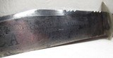 ANTIQUE GEORGE WOSTENHOLM & SONS - WASHINGTON WORKS BOWIE KNIFE from COLLECTING TEXAS – FROM the ROBERT ABELS COLLECTION - 4 of 14
