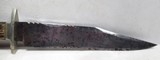 ANTIQUE GEORGE WOSTENHOLM & SONS - WASHINGTON WORKS BOWIE KNIFE from COLLECTING TEXAS – FROM the ROBERT ABELS COLLECTION - 8 of 14