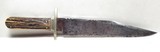 ANTIQUE GEORGE WOSTENHOLM & SONS - WASHINGTON WORKS BOWIE KNIFE from COLLECTING TEXAS – FROM the ROBERT ABELS COLLECTION - 6 of 14