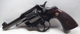 RARE COLT OFFICER’S MODEL .38 CALIBER REVOLVER from COLLECTING TEXAS – 4” BARREL – FACTORY LETTER