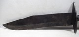 LARGE ANTIQUE BOWIE KNIFE with ORIGINAL SHEATH from COLLECTING TEXAS – FOUND in MATAMOROS, MEXICO - 6 of 18