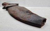 LARGE ANTIQUE BOWIE KNIFE with ORIGINAL SHEATH from COLLECTING TEXAS – FOUND in MATAMOROS, MEXICO - 18 of 18