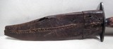 LARGE ANTIQUE BOWIE KNIFE with ORIGINAL SHEATH from COLLECTING TEXAS – FOUND in MATAMOROS, MEXICO - 15 of 18