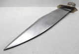 LARGE BOWIE KNIFE MARKED “W. BROADHURST – SHEFFIELD” with SHEATH from COLLECTING TEXAS – 9 1/2” BLADE - 11 of 15