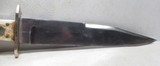 LARGE BOWIE KNIFE MARKED “W. BROADHURST – SHEFFIELD” with SHEATH from COLLECTING TEXAS – 9 1/2” BLADE - 3 of 15