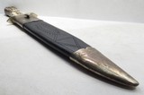 LARGE BOWIE KNIFE MARKED “W. BROADHURST – SHEFFIELD” with SHEATH from COLLECTING TEXAS – 9 1/2” BLADE - 15 of 15