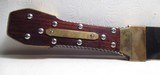 “BOWIE No. 1” REPLICA KNIFE with SHEATH from COLLECTING TEXAS – HANDMADE COPY by GULZAR AHMED – COPY of ORIGINAL JAMES BLACK MADE BOWIE No.1 - 2 of 20