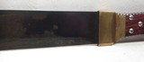“BOWIE No. 1” REPLICA KNIFE with SHEATH from COLLECTING TEXAS – HANDMADE COPY by GULZAR AHMED – COPY of ORIGINAL JAMES BLACK MADE BOWIE No.1 - 6 of 20
