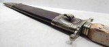 “SOUTHERN & RICHARDSON – SHEFFIELD” MARKED BOWIE KNIFE with SHEATH from COLLECTING TEXAS – 10 1/2” BLADE - 16 of 17