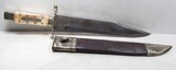 “SOUTHERN & RICHARDSON – SHEFFIELD” MARKED BOWIE KNIFE with SHEATH from COLLECTING TEXAS – 10 1/2” BLADE - 1 of 17