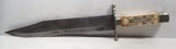 “SOUTHERN & RICHARDSON – SHEFFIELD” MARKED BOWIE KNIFE with SHEATH from COLLECTING TEXAS – 10 1/2” BLADE - 4 of 17