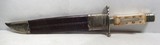 “SOUTHERN & RICHARDSON – SHEFFIELD” MARKED BOWIE KNIFE with SHEATH from COLLECTING TEXAS – 10 1/2” BLADE - 15 of 17