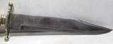 “SOUTHERN & RICHARDSON – SHEFFIELD” MARKED BOWIE KNIFE with SHEATH from COLLECTING TEXAS – 10 1/2” BLADE - 3 of 17