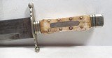 “SOUTHERN & RICHARDSON – SHEFFIELD” MARKED BOWIE KNIFE with SHEATH from COLLECTING TEXAS – 10 1/2” BLADE - 5 of 17