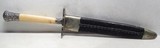 BOWIE STYLE SIDE KNIFE with SHEATH from COLLECTING TEXAS – MARKED “EVANS & CO. – 12 OLD FISH ST. – LONDON” – IVORY HANDLE - 14 of 16