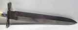 BOWIE STYLE SIDE KNIFE with SHEATH from COLLECTING TEXAS – MARKED “EVANS & CO. – 12 OLD FISH ST. – LONDON” – IVORY HANDLE - 3 of 16