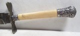 BOWIE STYLE SIDE KNIFE with SHEATH from COLLECTING TEXAS – MARKED “EVANS & CO. – 12 OLD FISH ST. – LONDON” – IVORY HANDLE - 5 of 16