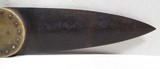 NATIVE AMERICAN PRESENTATION “DAG” KNIFE from COLLECTING TEXAS – HUDSON BAY STYLE BLADE – BONE HANDLE - 3 of 12