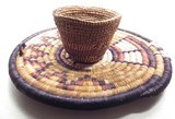MISC. NATIVE AMERICAN MADE WOVEN BASKET STYLE ITEMS from COLLECTING TEXAS - 2 of 11