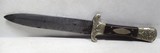 REALLY NICE ANTIQUE “EDWARD BARNES & SONS” MARKED BOWIE KNIFE in PRESENTATION CASE from COLLECTION TEXAS - 2 of 14