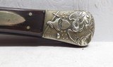 REALLY NICE ANTIQUE “EDWARD BARNES & SONS” MARKED BOWIE KNIFE in PRESENTATION CASE from COLLECTION TEXAS - 4 of 14