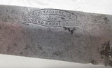 REALLY NICE ANTIQUE “EDWARD BARNES & SONS” MARKED BOWIE KNIFE in PRESENTATION CASE from COLLECTION TEXAS - 7 of 14