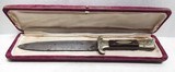 REALLY NICE ANTIQUE “EDWARD BARNES & SONS” MARKED BOWIE KNIFE in PRESENTATION CASE from COLLECTION TEXAS - 1 of 14