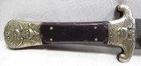 REALLY NICE ANTIQUE “EDWARD BARNES & SONS” MARKED BOWIE KNIFE in PRESENTATION CASE from COLLECTION TEXAS - 10 of 14