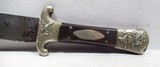 REALLY NICE ANTIQUE “EDWARD BARNES & SONS” MARKED BOWIE KNIFE in PRESENTATION CASE from COLLECTION TEXAS - 3 of 14