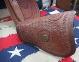 WELL MADE HORNLESS LEATHER SADDLE from COLLECTING TEXAS - 9 of 15