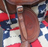 WELL MADE HORNLESS LEATHER SADDLE from COLLECTING TEXAS - 8 of 15