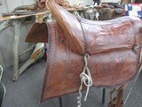 WELL MADE HORNLESS LEATHER SADDLE from COLLECTING TEXAS - 3 of 15