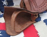 WELL MADE HORNLESS LEATHER SADDLE from COLLECTING TEXAS - 10 of 15