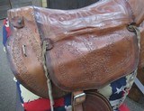 WELL MADE HORNLESS LEATHER SADDLE from COLLECTING TEXAS - 6 of 15