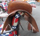 WELL MADE HORNLESS LEATHER SADDLE from COLLECTING TEXAS - 12 of 15