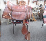 WELL MADE HORNLESS LEATHER SADDLE from COLLECTING TEXAS