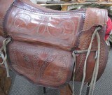 WELL MADE HORNLESS LEATHER SADDLE from COLLECTING TEXAS - 2 of 15